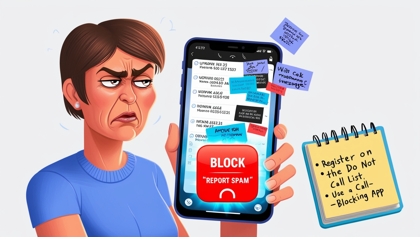 How to stop receiving smartphone spam call-messages Tahnix IT